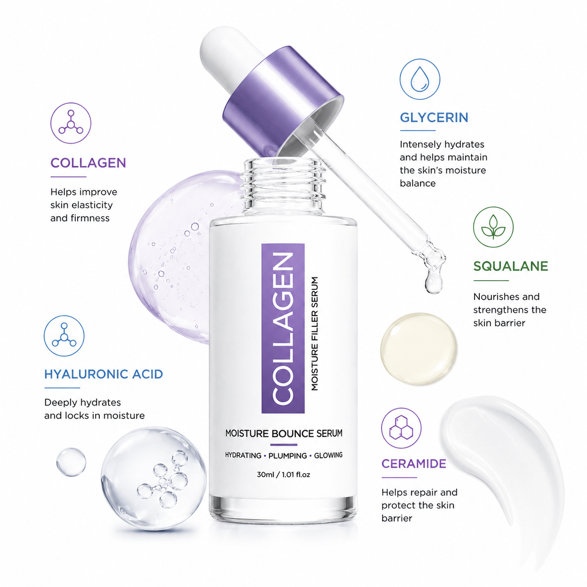 Collagen Moisture Filler Serum – Hydrating & Plumping Daily Serum