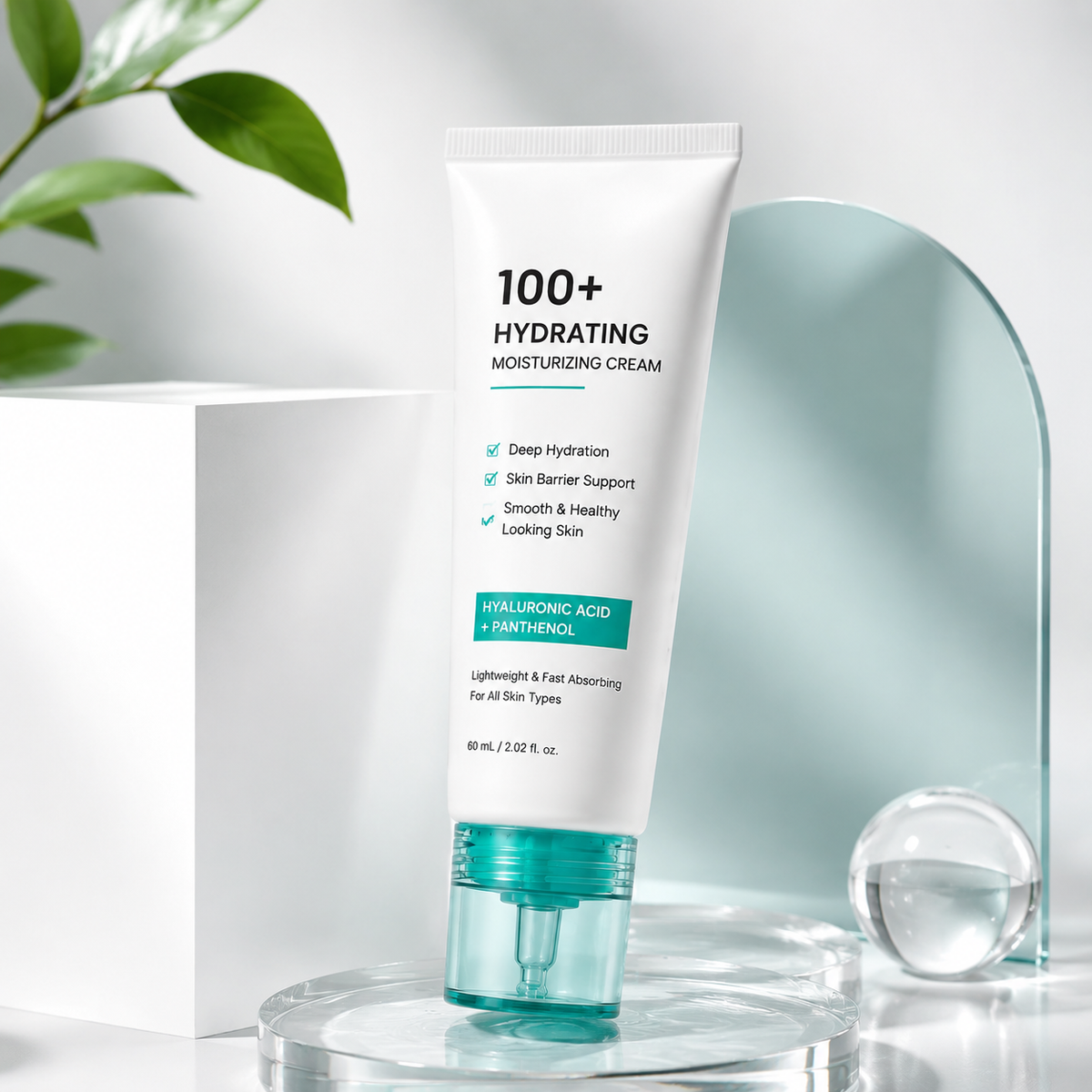 Hydrating Moisturizing Cream with Hyaluronic Acid & Panthenol – Daily Skin Barrier Care