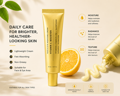 Vitamin C Booster Shot Serum with Glutathione, Niacinamide, and Vitamin E for Dark Spot Care
